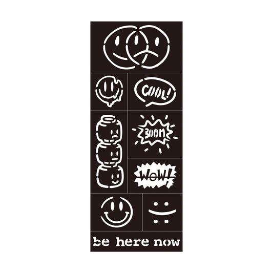 NE-ONE Visual Perfume [Road Trip Planning] Sticker Set – 10 Pieces (5×2)