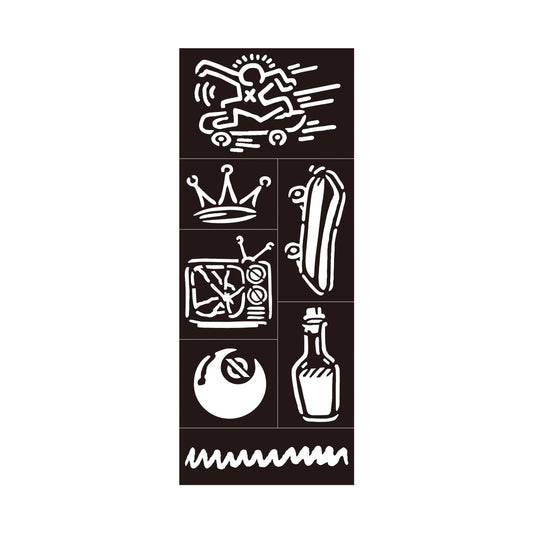 NE-ONE Visual Perfume [Defying Gravity] Sticker Set – 10 Pieces (5×2)
