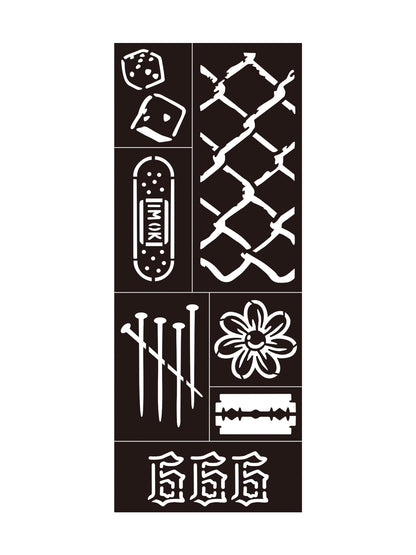 NE-ONE Visual Perfume [Defying Gravity] Sticker Set – 10 Pieces (5×2)