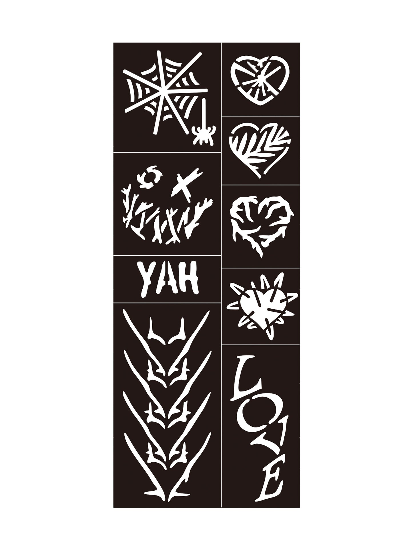 NE-ONE Visual Perfume [Defying Gravity] Sticker Set – 10 Pieces (5×2)