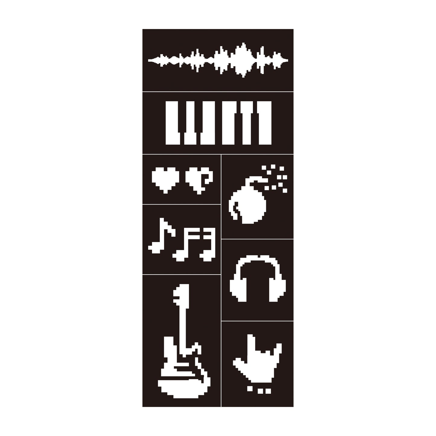 NE-ONE Visual Perfume [Metaverse] Sticker Set – 10 Pieces (5×2)